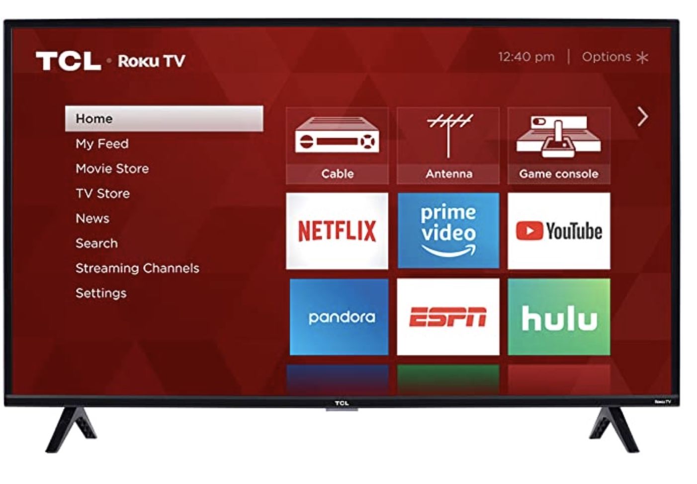 TCL 40 In 1080p Smart LED Roku TV