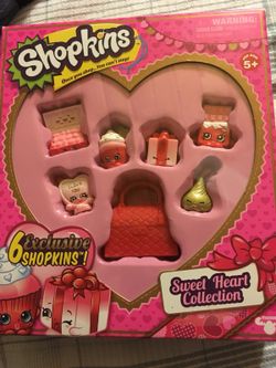 Shopkins 6 pk Valentines Exclusive Brand New