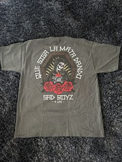 SAD BOYZ T SHIRT SIZE LARGE 