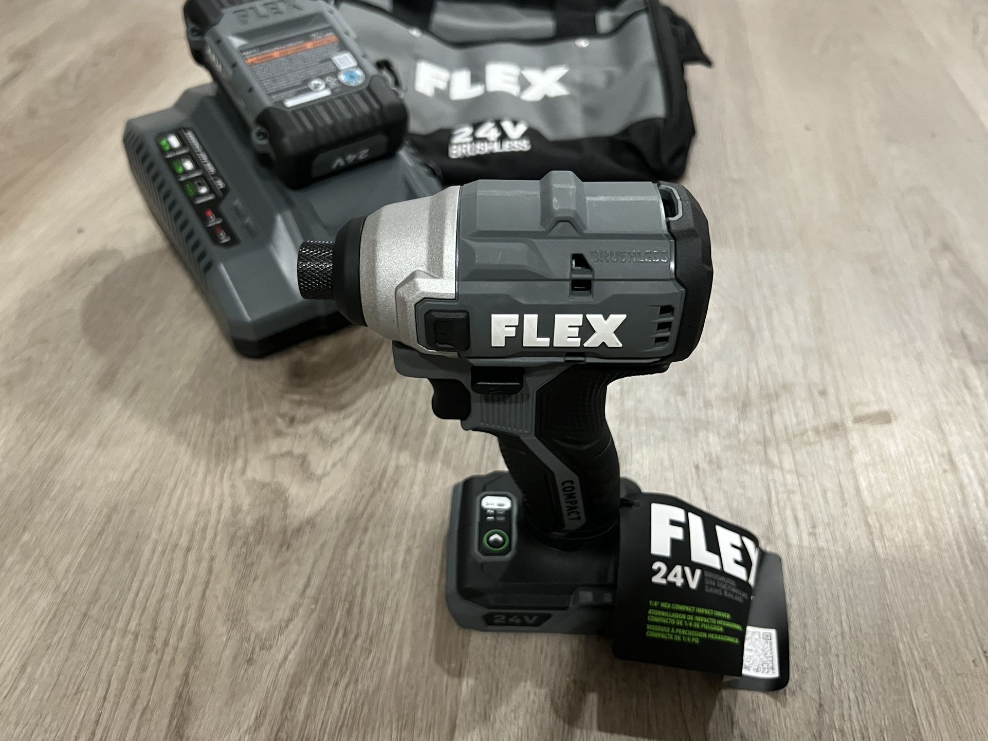 Flex 1/4” Impact Driver (Tool-Only)