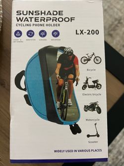 Waterproof cycling phone holder