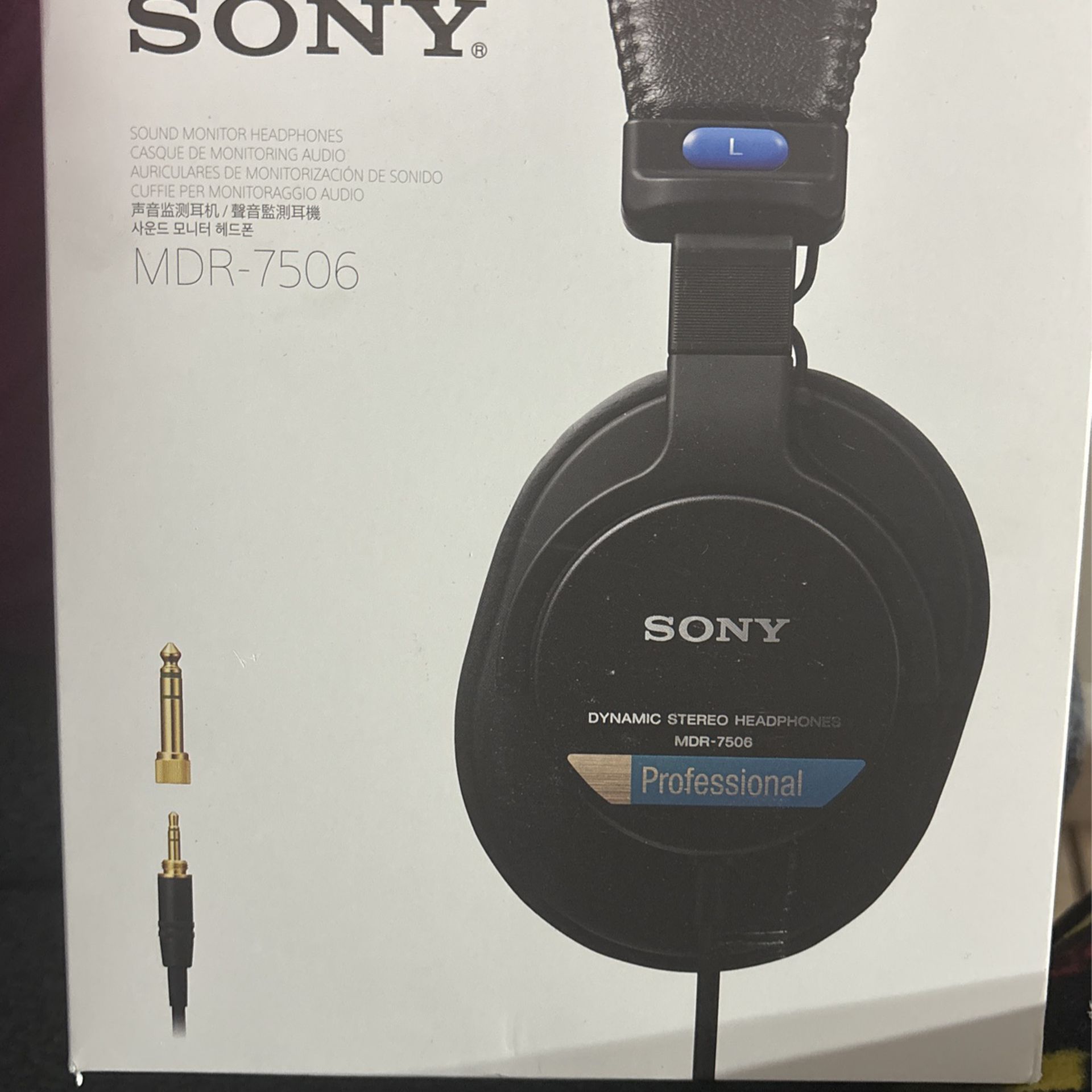 Sony Sound Monitor Headphones 