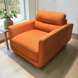 MCM Orange Club Chair