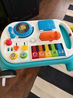 Baby toddler activity table / also walker / DJ setup