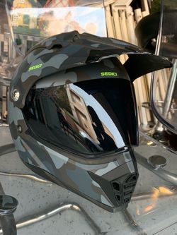 Good Condition Sedici Helmet with extra face shield, jacket, gloves