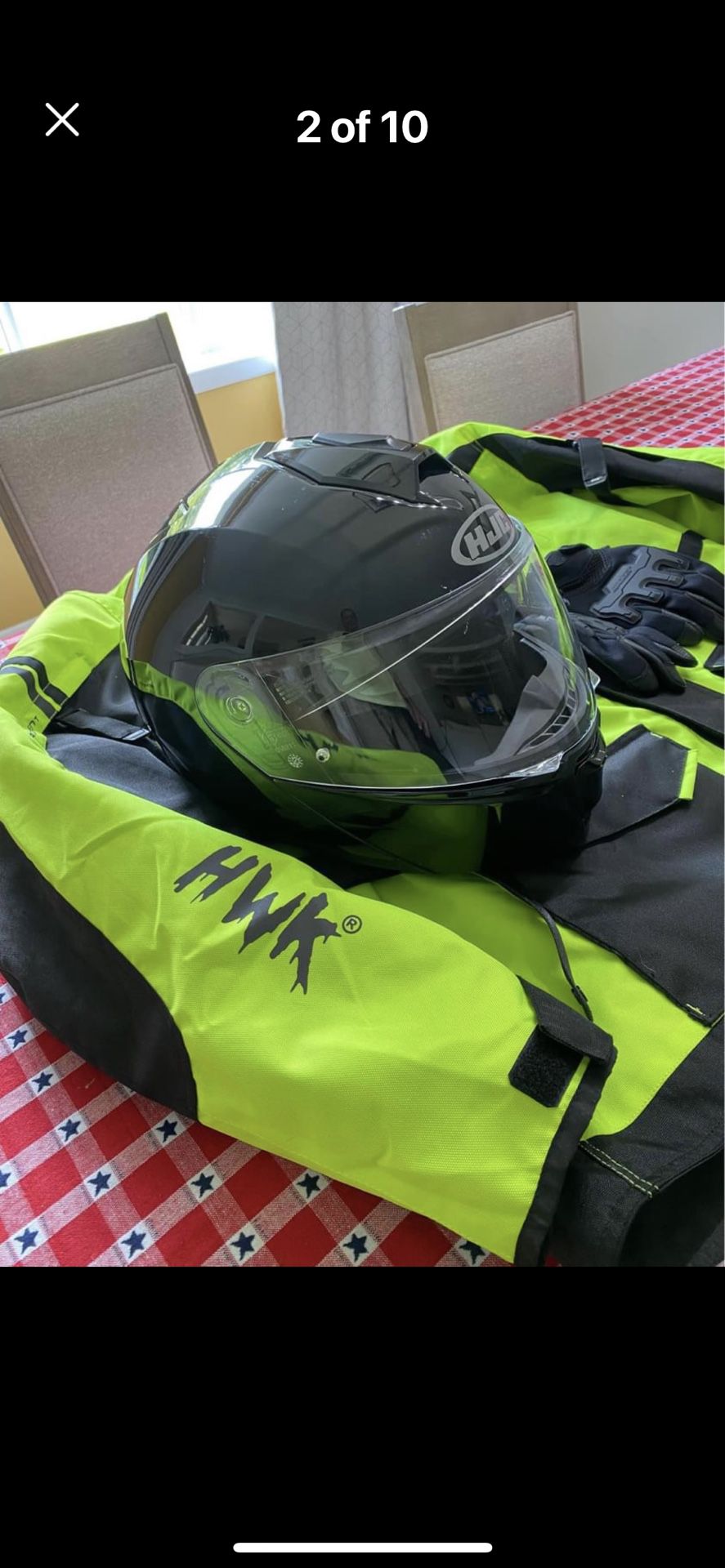 Helmet,jacket And Gloves
