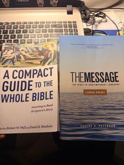 Two Christian Bible Study Books Lot