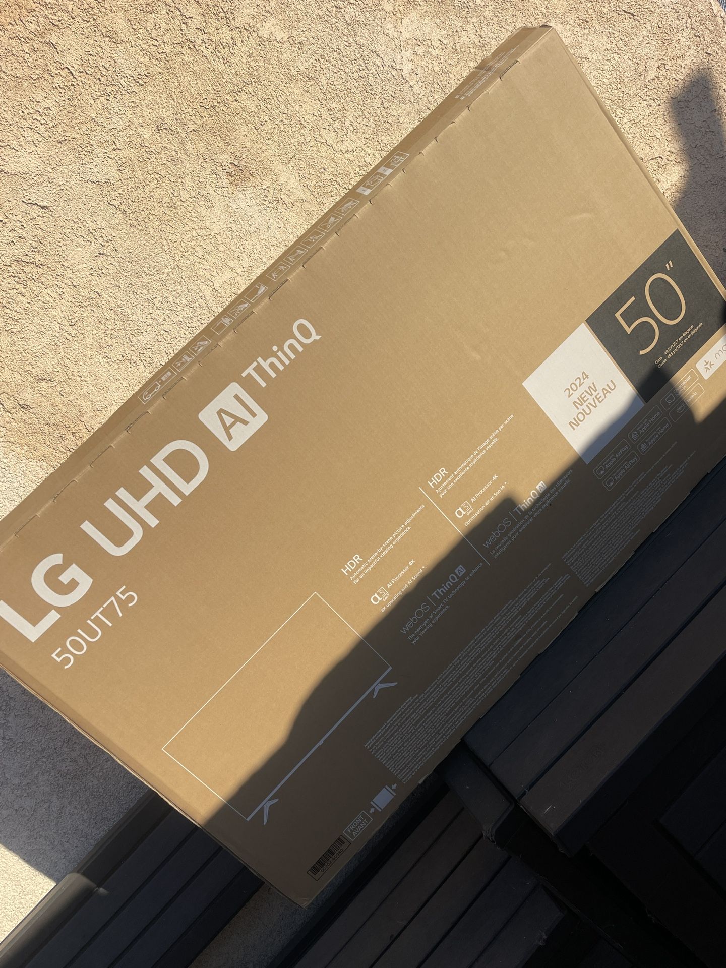 LG 50” Smart TV 4K 📺 HDR LED With AI 🤖