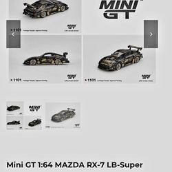 Mini GT 1.64  Mazda RX-7 LB-Super