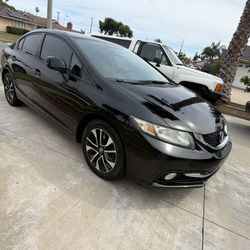 2013 Honda Civic EXL leather interior sunroof 4 cylinder, 179,xxx ___Smog