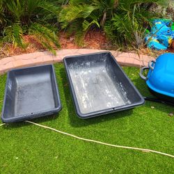 Mortar Mixing Boxes, 3 Small, 1 Large