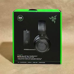 Razer Kraken Tournament Edition Black Gaming Headset Sealed - Brand New