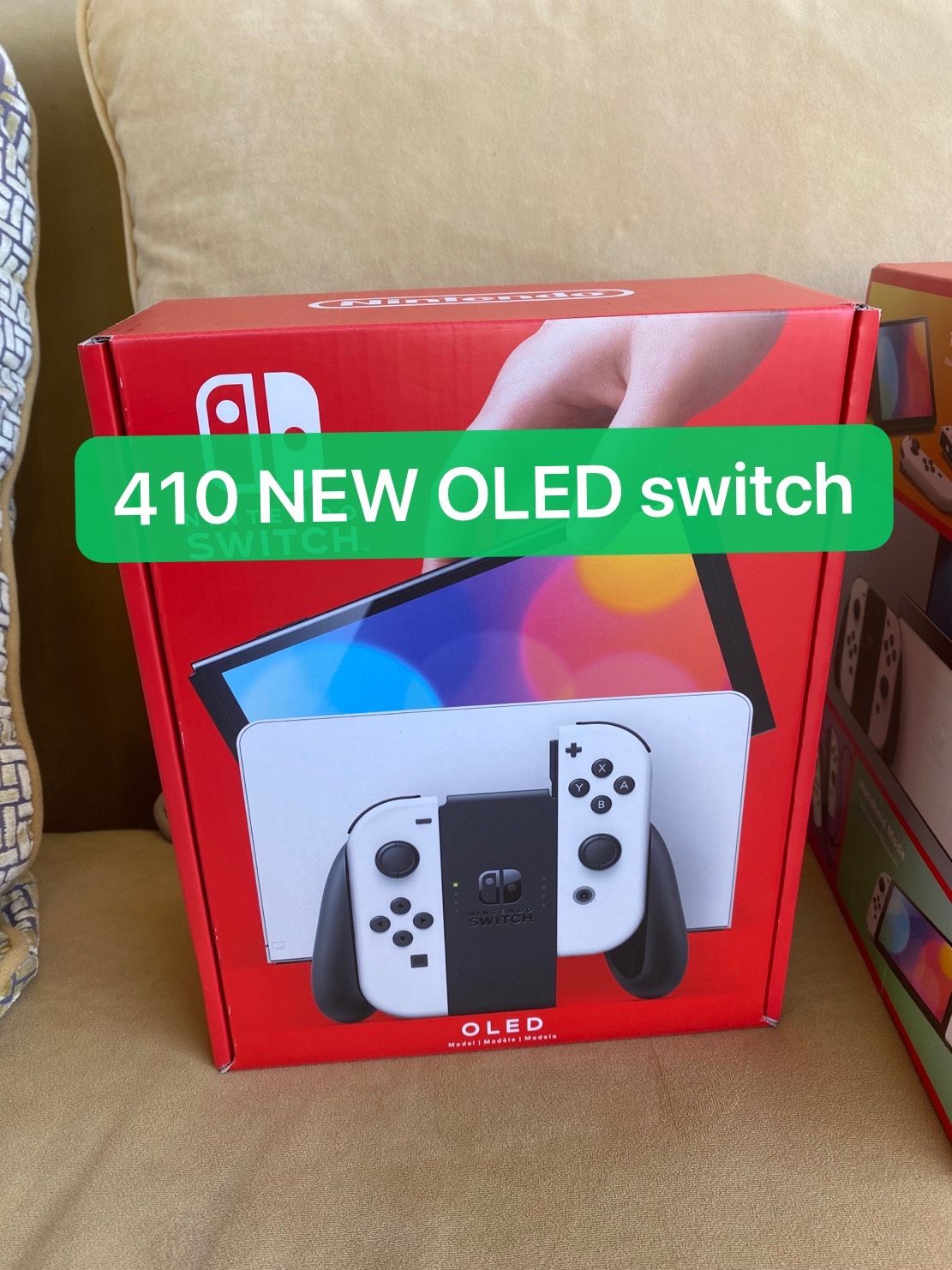 Brand new Nintendo OLED switch white color