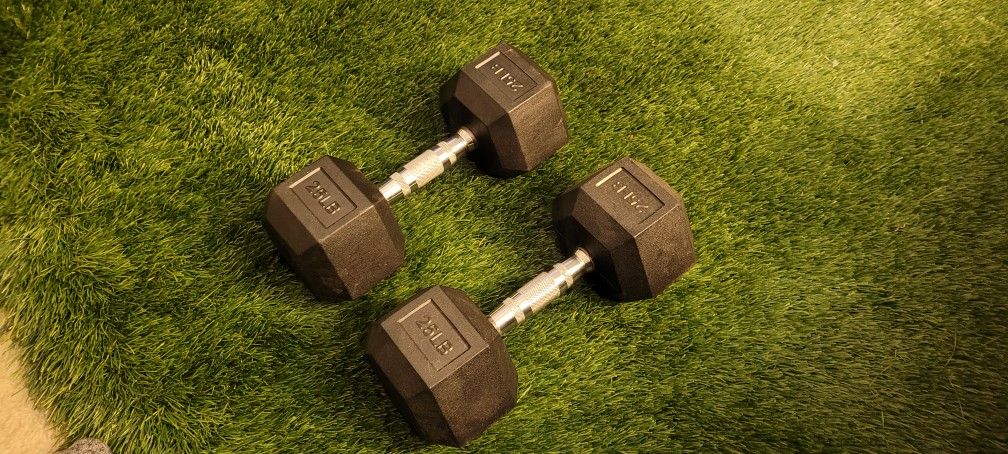 Dumbbells 25 Lb Set
