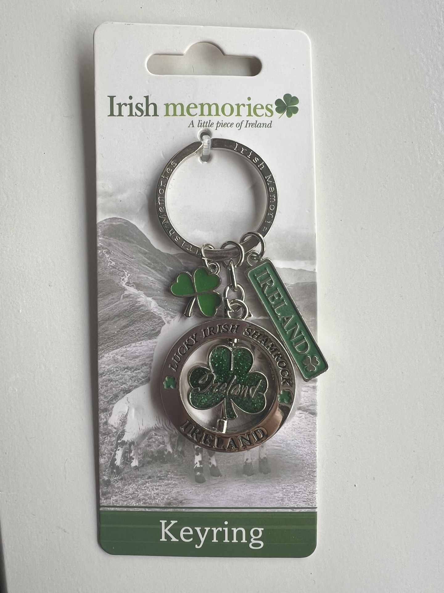 Shamrock Spinner Keychain New Keychain
