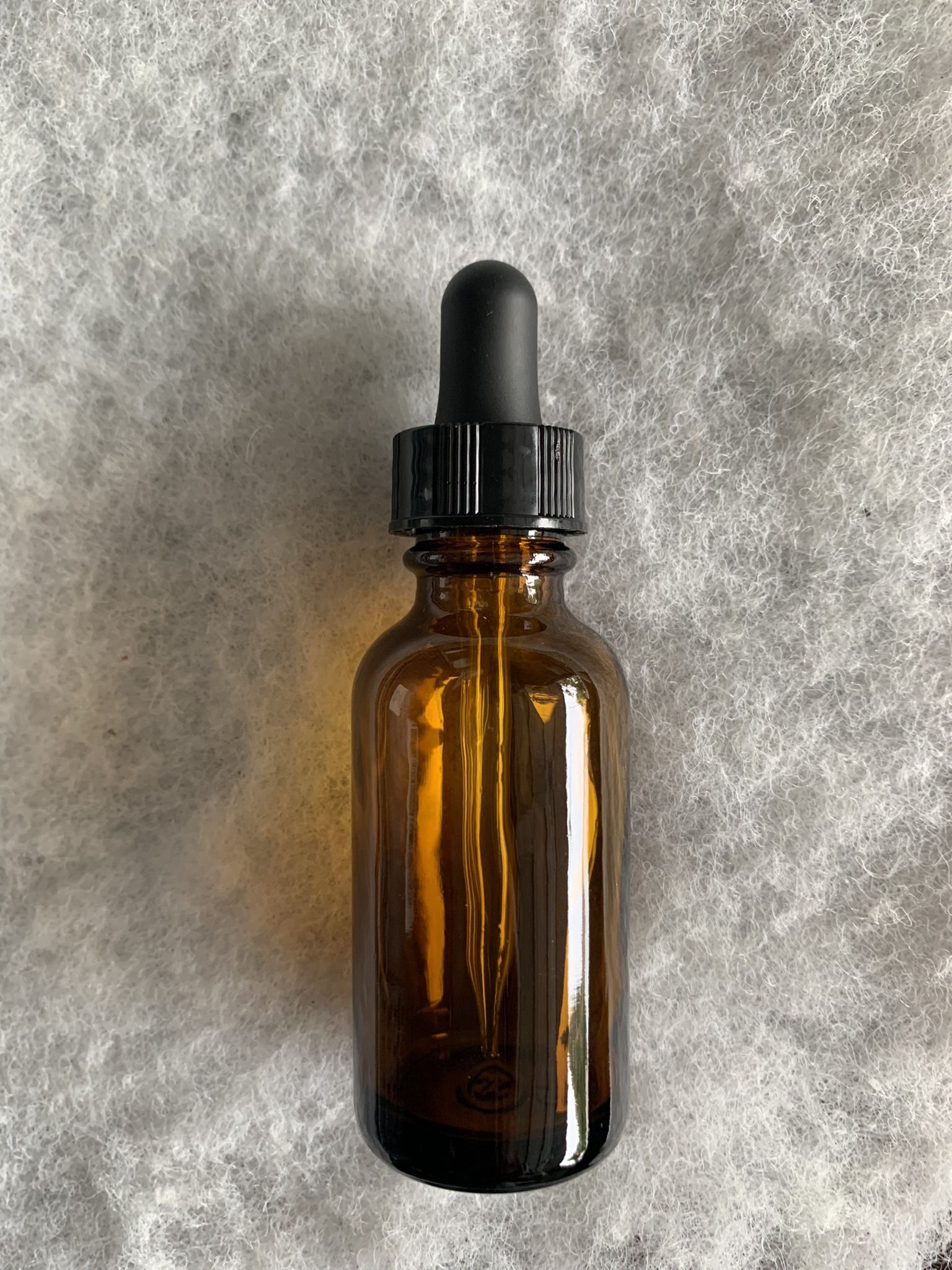ESSENTIAL OIL / HERBAL REMEDY AMBER GLASS BOTTLES WITH DROPPER 