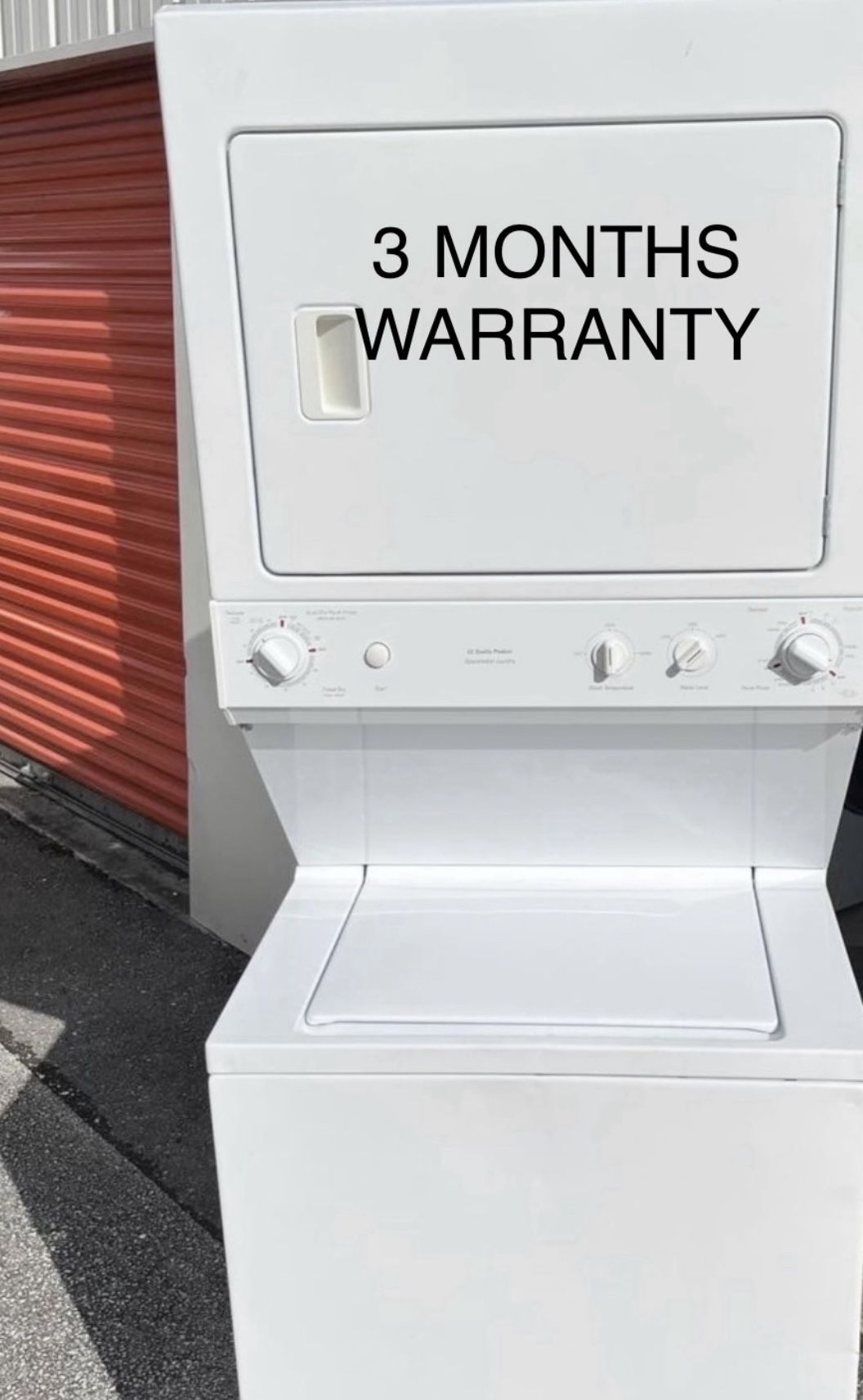 Stackable Washer And Dryer 3 months warranty delivery dade and broward
