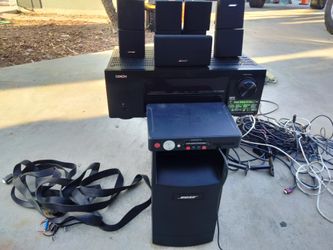 Bose speakers set with cables