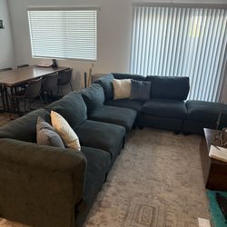 6 piece modular couch 