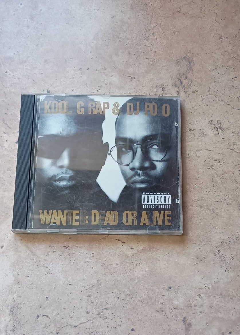 1990 Kool G Rap & DJ Polo Wanted Dead Or Alive CD 1990 Kool G Rap & DJ Polo Wanted Dead Or Alive CD