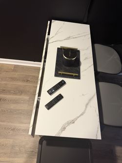 Portable Kitchen Black Island Table
