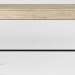 Loring Wood Writing Desk with Drawers - Project 62™ Vintage Oak