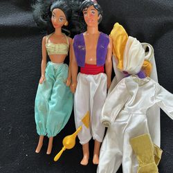Aladdin and Jasmine Dolls