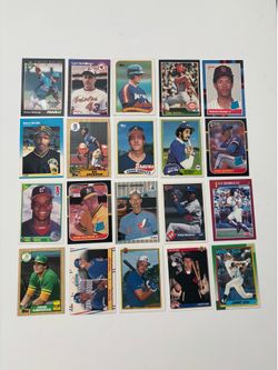 20 Different Rookie Baseball Cards Bonds McGwire Bo Jackson Sosa and more