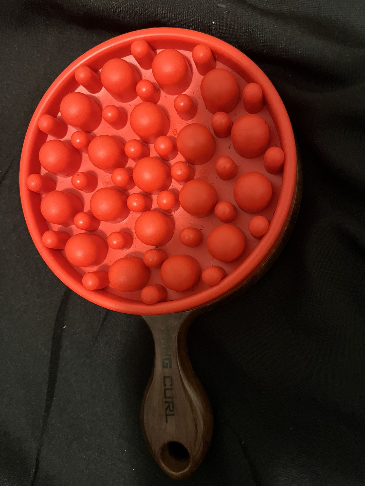Big Curl Red Silicone Hair Diffuser