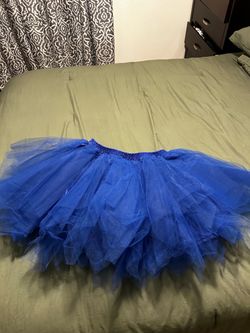Womens 2x tutu royal blue