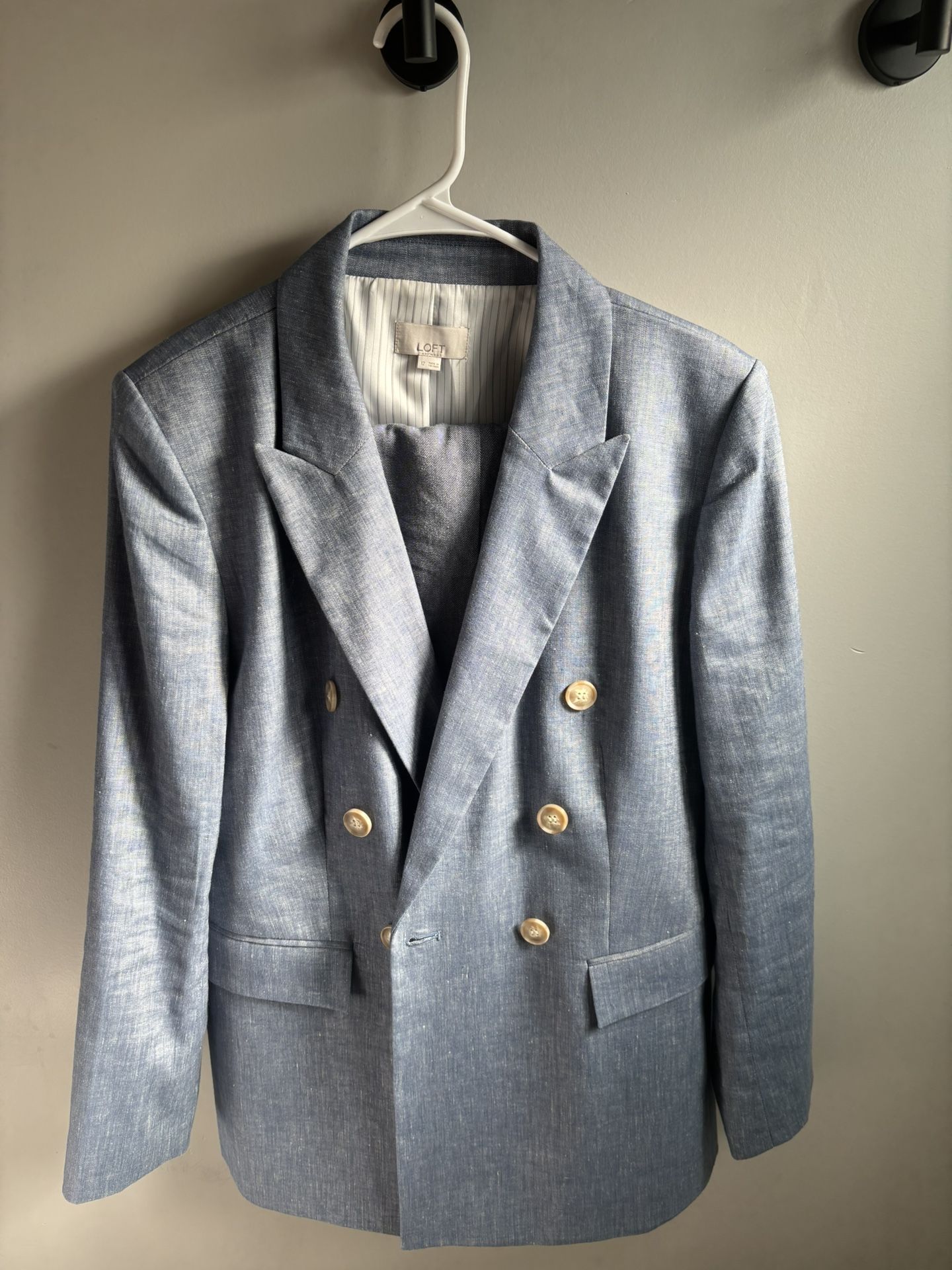 Loft Blue Blazer & Slacks 