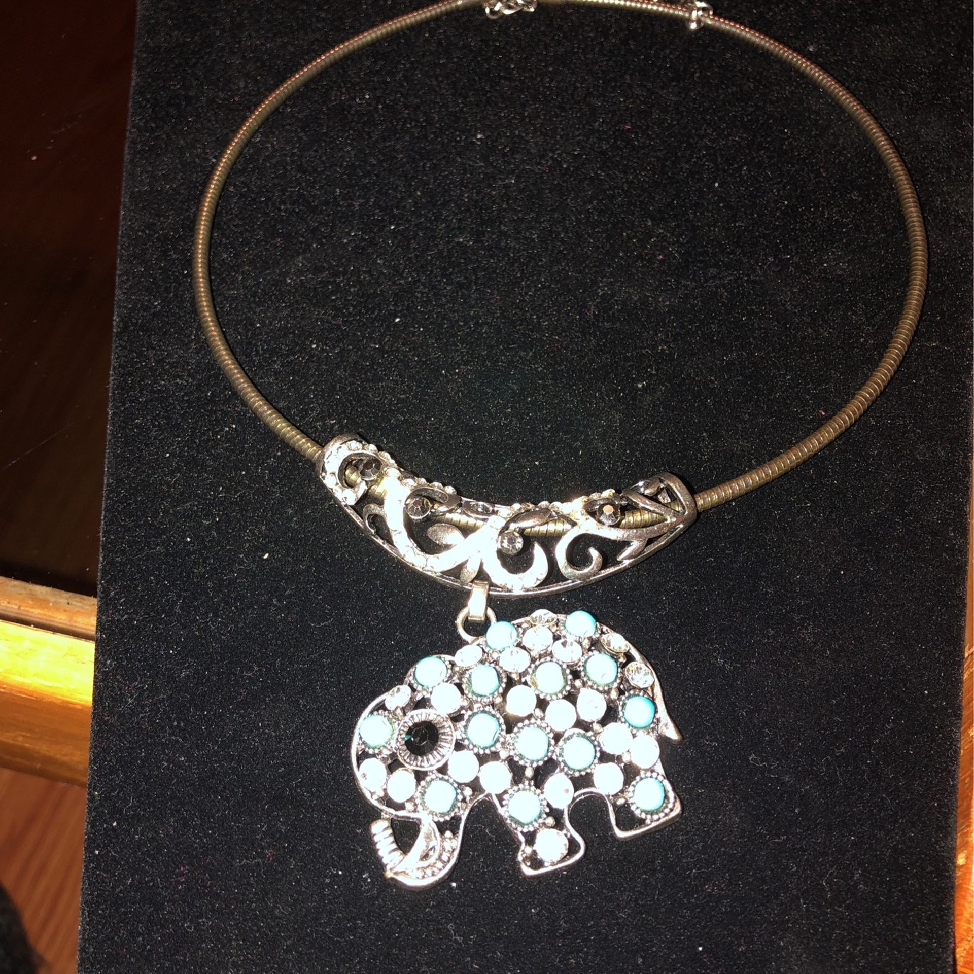 Elephant Choker Necklace
