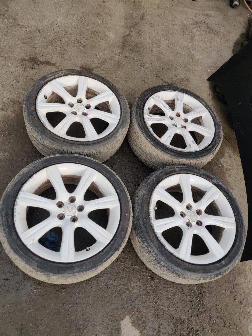 2007 Subaru Impreza WRX Wheels and Tires Rims