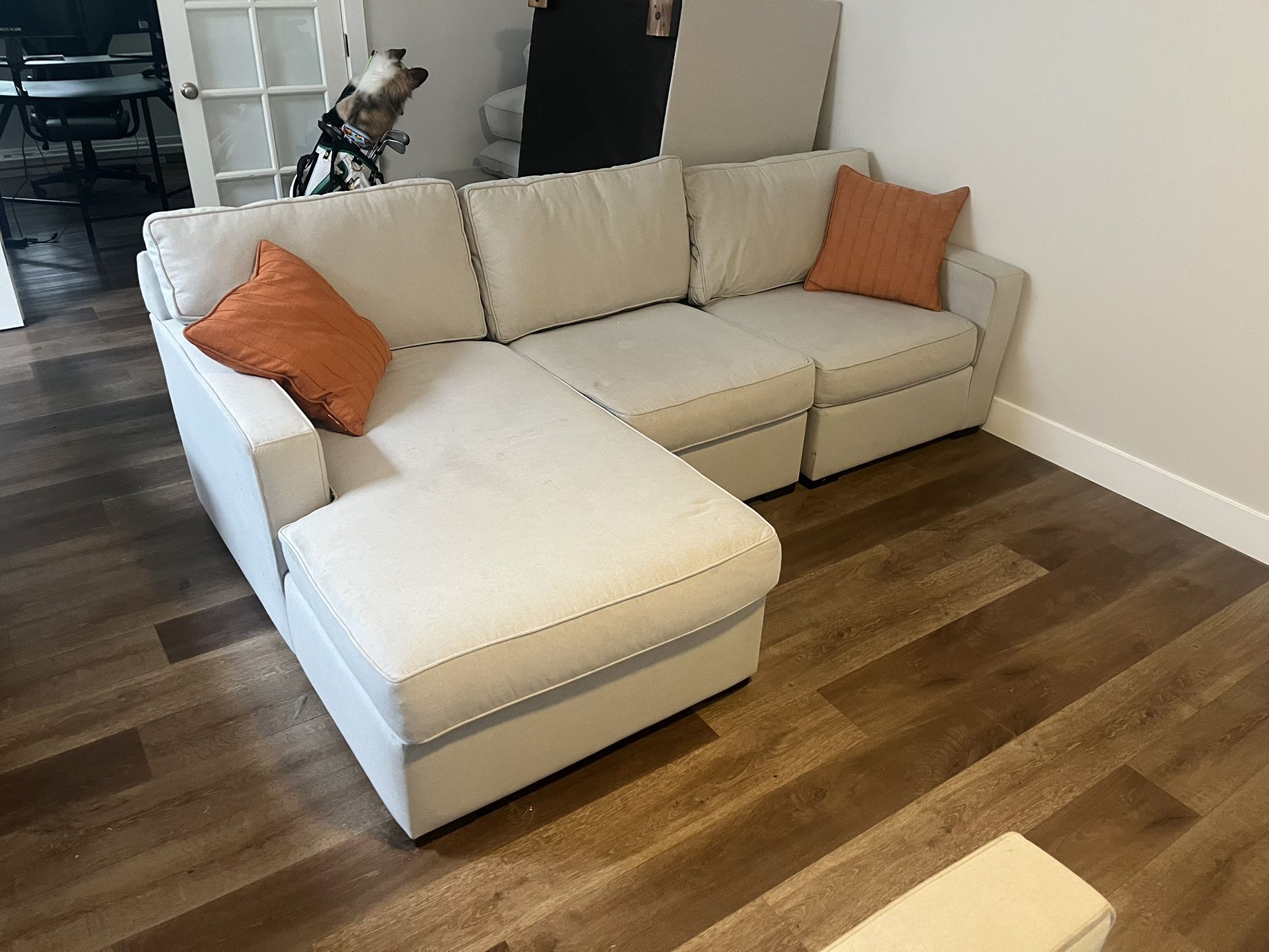 Radley 5 Piece Sectional, Love Seat, Ottoman