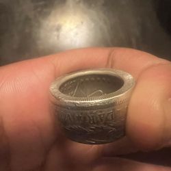 Morgan Silver Dollar Ring