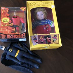 New Vintage Batman, Mr Incredible, Anne Geddes Doll