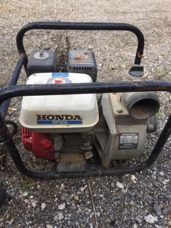 Honda drainage pump with hoses