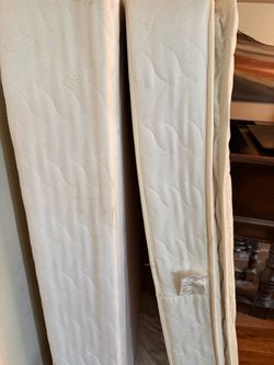 Queen Mattress White Quilted