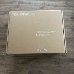 Transparent Speaker