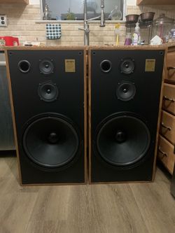 Vintage Jensen 3 Way Tower Speakers