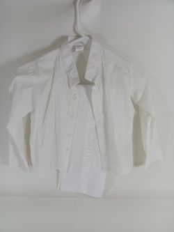 Boys 2 PC White Outfit