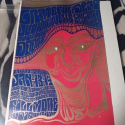Grateful Dead With The Doors Poster