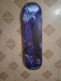 SIREN SKATEBOARDS DANNY GLUSKIE PRO MODEL THE EVIL LOGO SKATEBOARD DECK SIZE 8.1