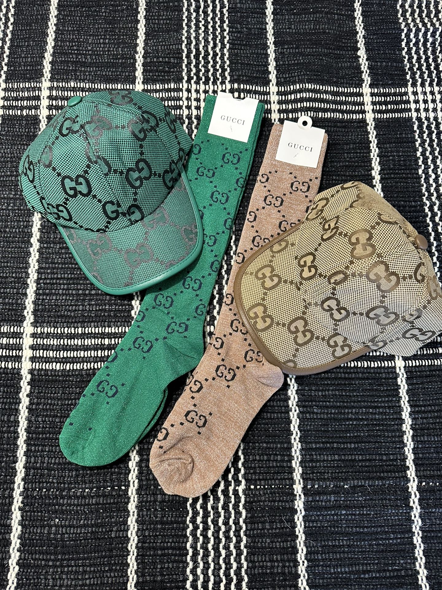 Gucci Hat / Sock Set Available