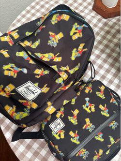 Herschel Brand Bart Simpson Backpack/Lunchpack