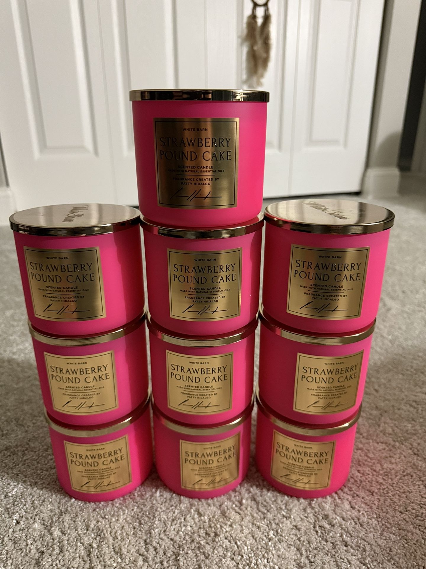 White Barn Strawberry Poundcake Candles