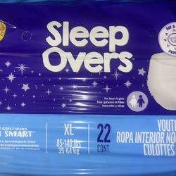 Sleep Overs Youth Pants/Diapers XL (3 Pk.)