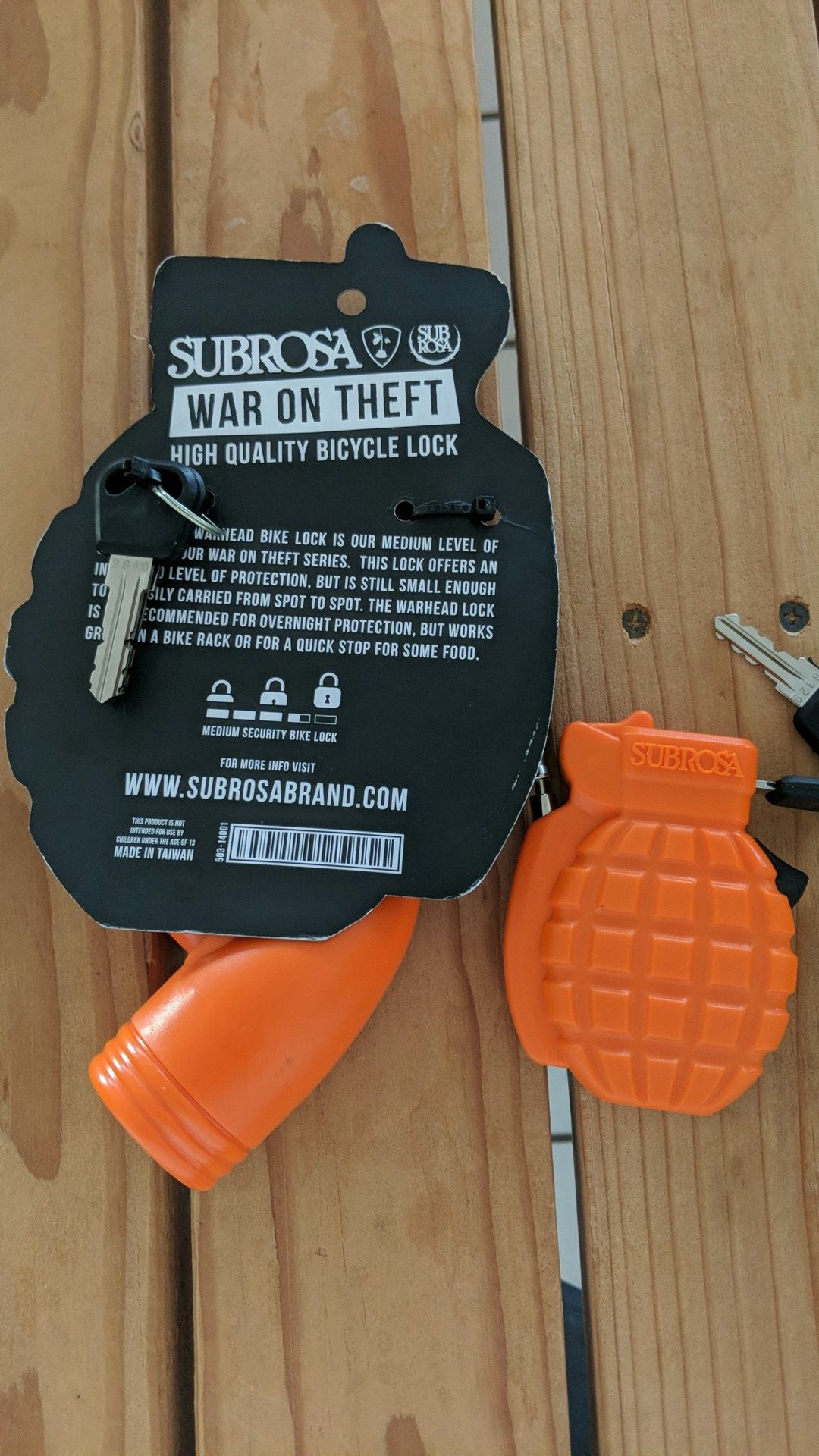 Subrosa best sale bike lock