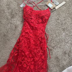 Red Mermaid Dress