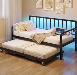 Twin Bed With Trundle